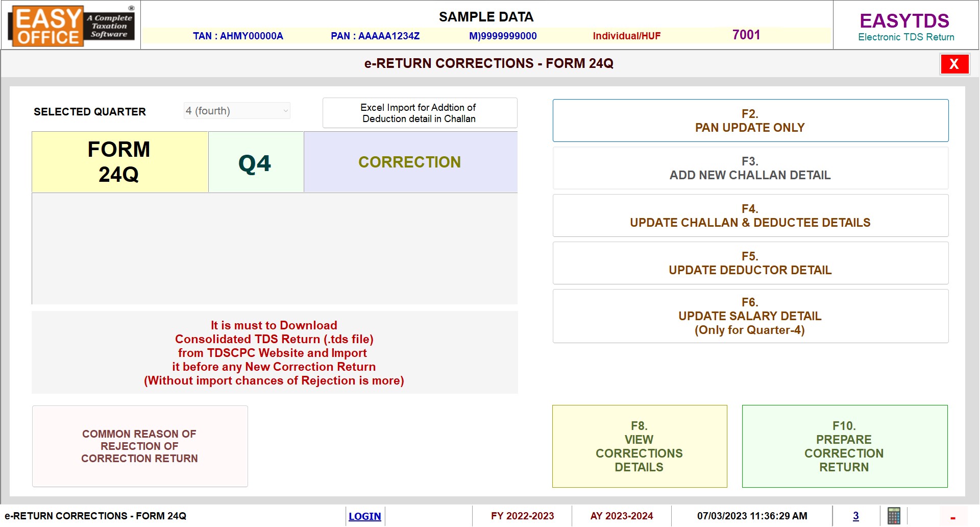 EasyTDS - India's Best TDS Return Filing Software | Manage TDS & TCS ...